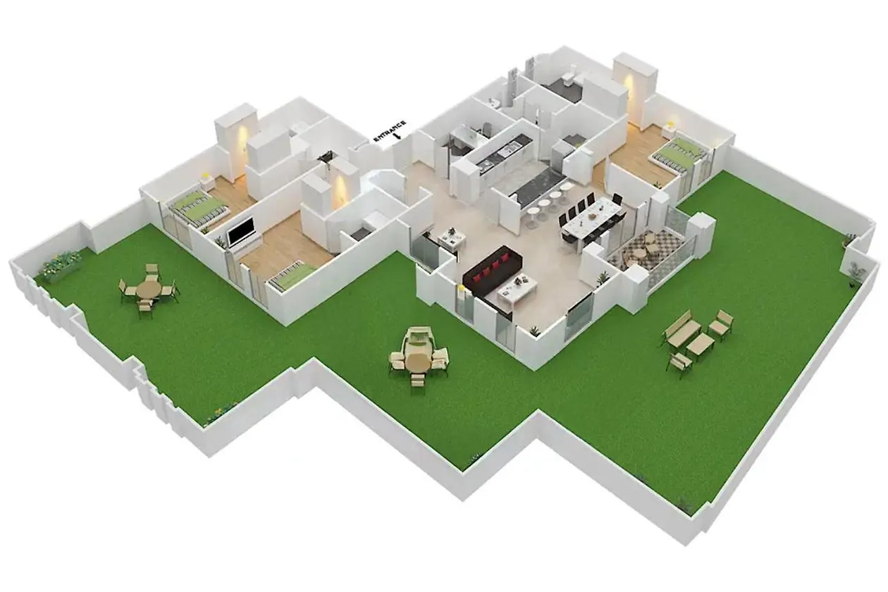 Apartment Lux The Burj Khalifa View Garden Suite Dubai